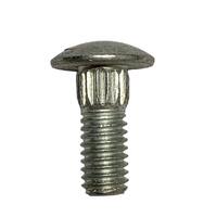 CBRN38114 3/8"-16 X 1-1/4" Carriage Bolt, Ribbed Neck (.250" Rib Length),  Zinc